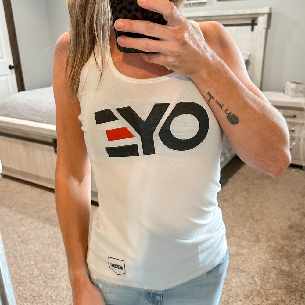 OYE/ Redcon1 White Racerback Tank Top Size Small